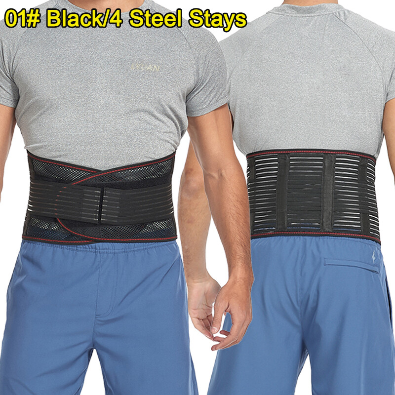 Breathable Orthopedic Lumbar Lower Back Support Belt Brace Sciatica Pain Relief