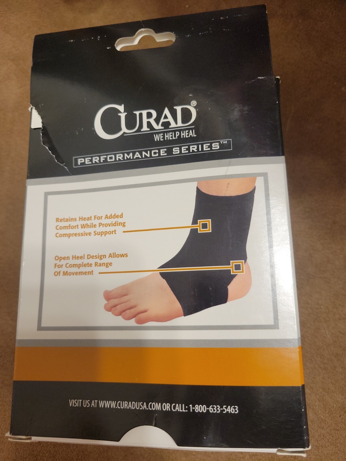 Curad Medium Performance Series Ankle Support SIZE MEDIUM