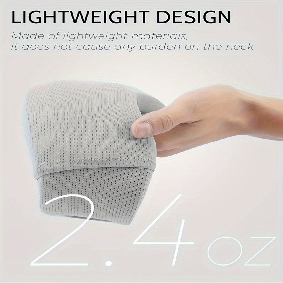 1 Adjustable Posture Corrector Neck Brace – Breathable Cooling Fabric with…