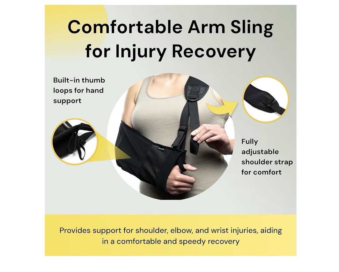 BraceUP Arm Sling for Shoulder Injury for Women and Men – Rotator Cuff Torn, …