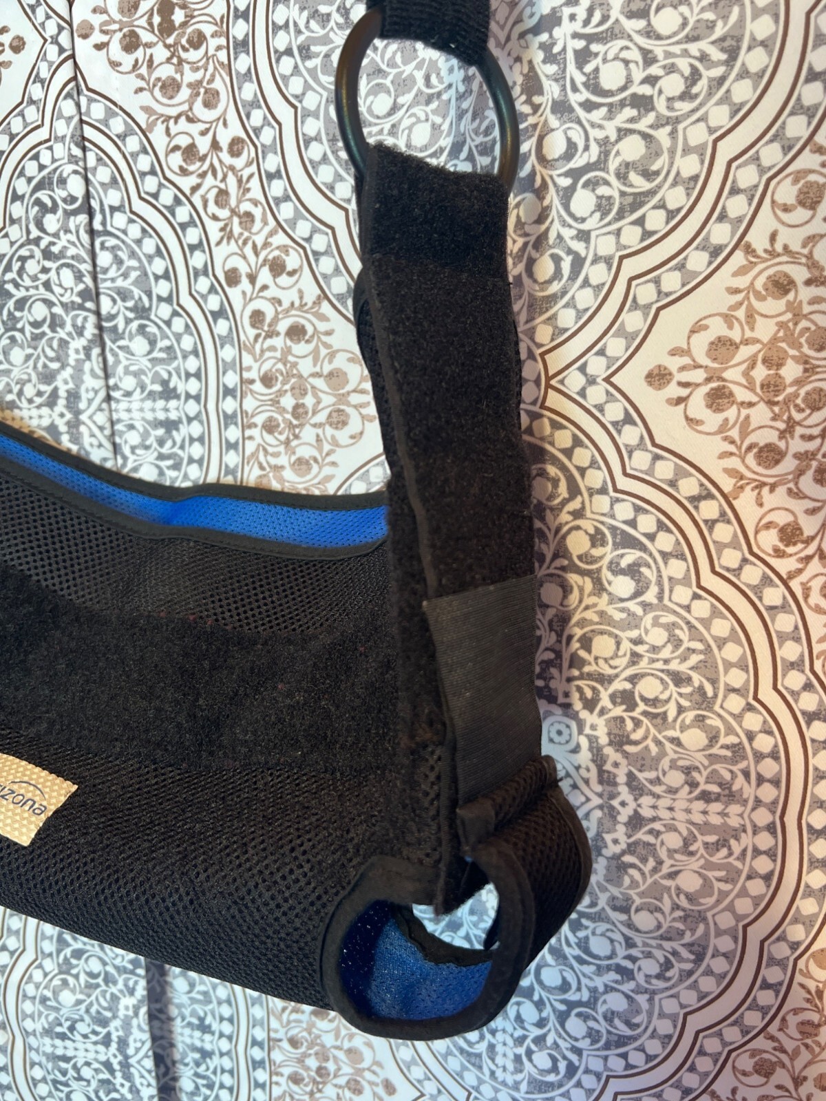Breg Slingshot 3 Medical Arm Sling OrthoArizona Black Blue Mesh Shoulder Support