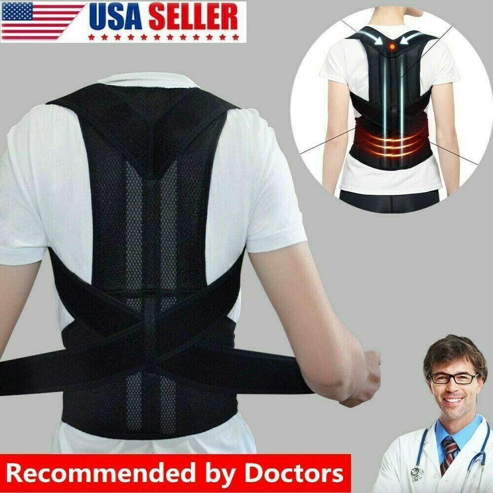 Chest Support Belt Back Shoulder Posture Corrector Therapy Humpback Brace Vest