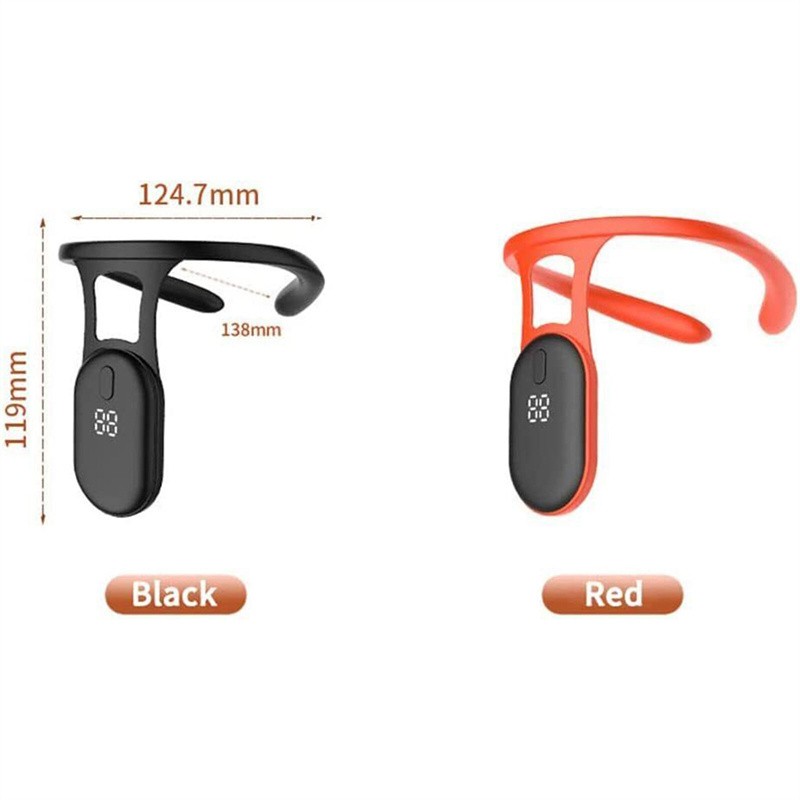 Orthosis ultrasonic portable instrument for relieving lymph and shaping neck