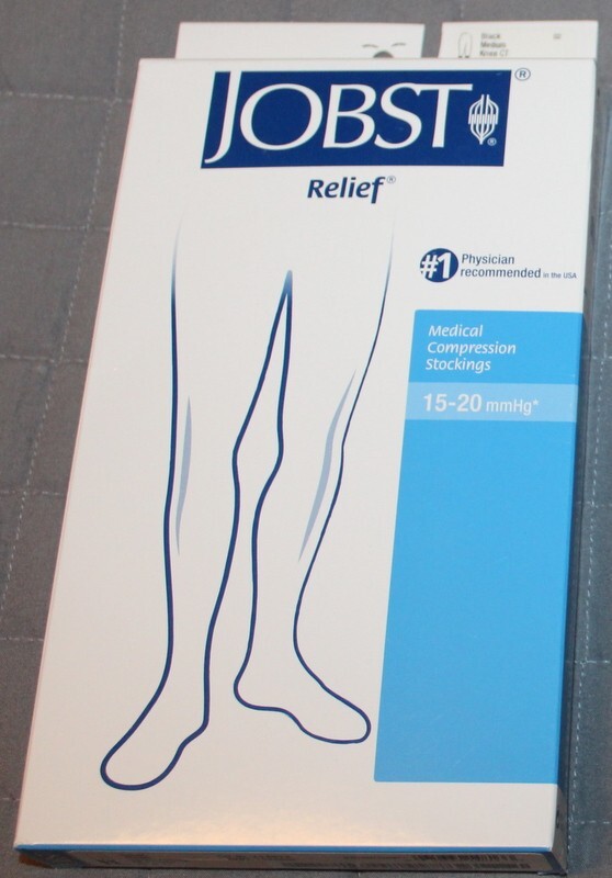 Jobst Relief–Beige Knee Highs–Sz Med.–15-20mmHg–Compression