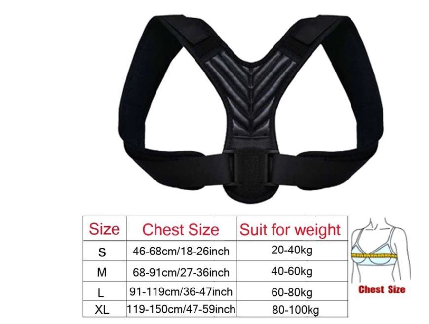 Adjustable Posture Corrector Back Support Protection Spine Pain Relief