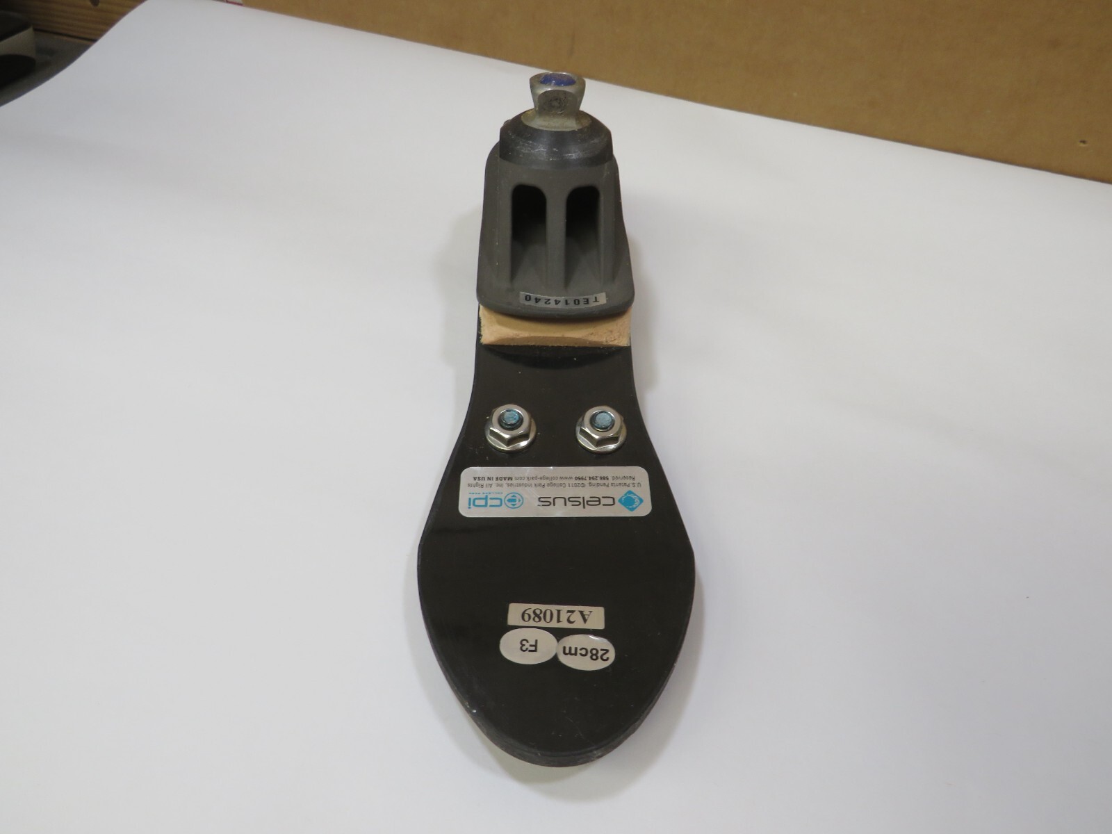 college park celsus prosthetic foot. Size 28. Category 3. Perfect Condition