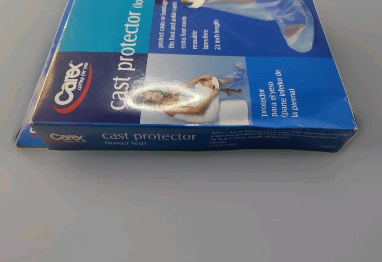 Carex Leg Cast Protector- Lower Leg Free Shipping P202 Open Box