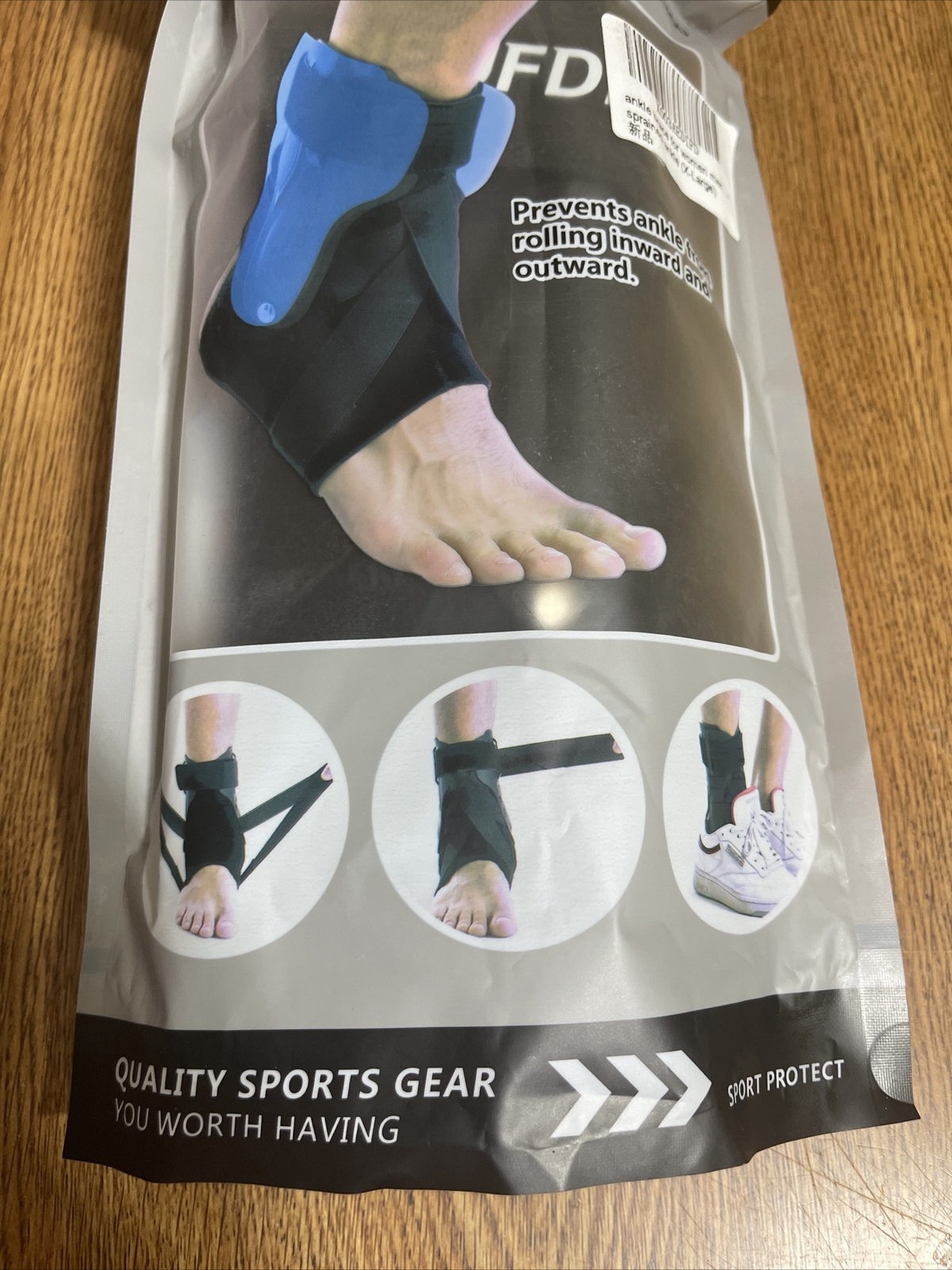 Sports Ankle Brace Prevents Ankle Rolling Inward/Outward XL Rigid Ankle Protect