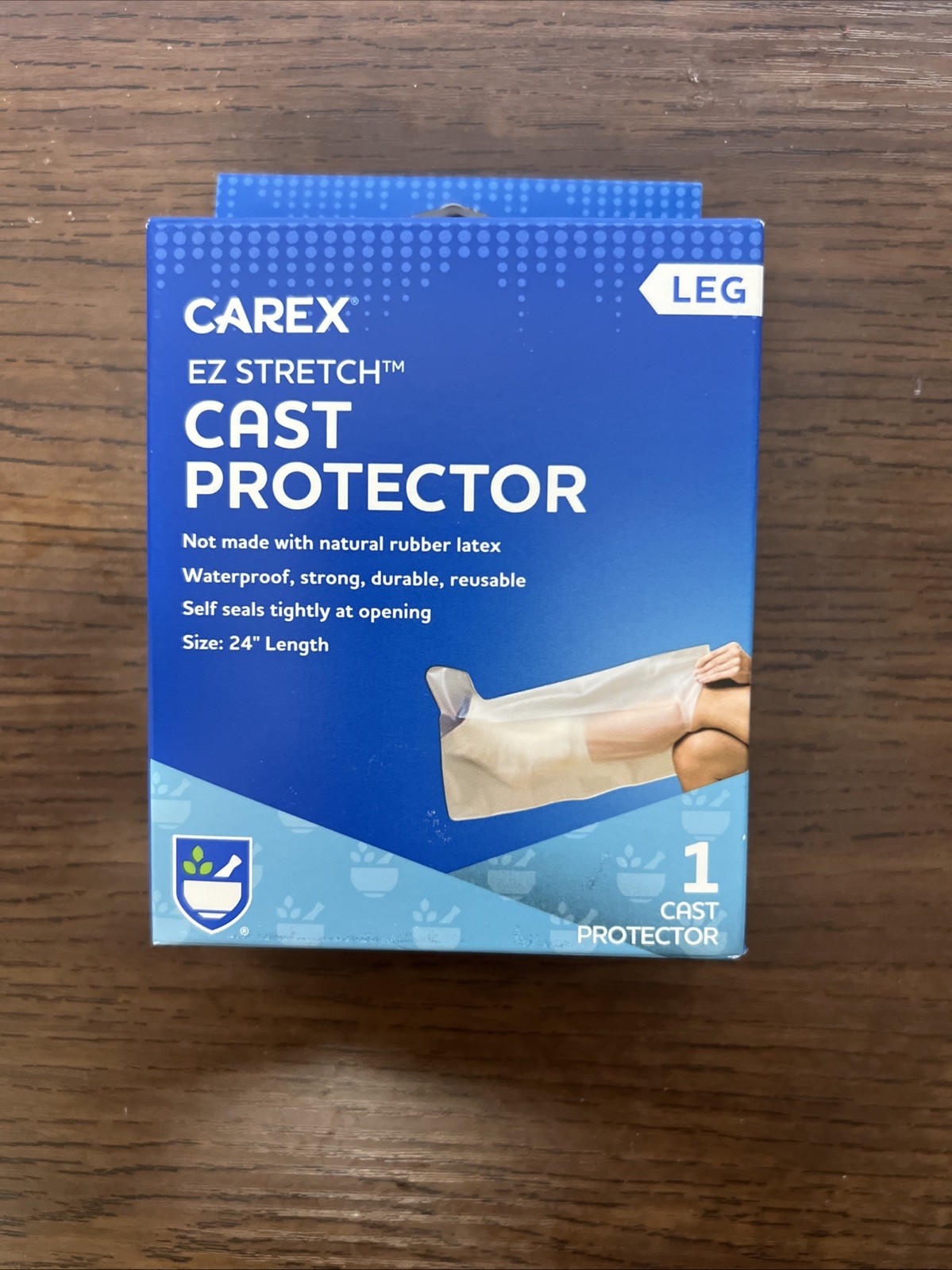 Carex- Cast Protector, Lower Leg Protects Cats And Bandages In Shower & Bath
