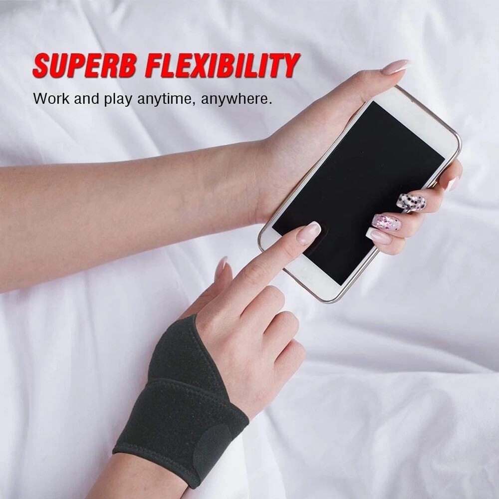 Unisex Sports Wristband Carpal Tunnel Brace Wrist Support Tendonitis Pain Relief