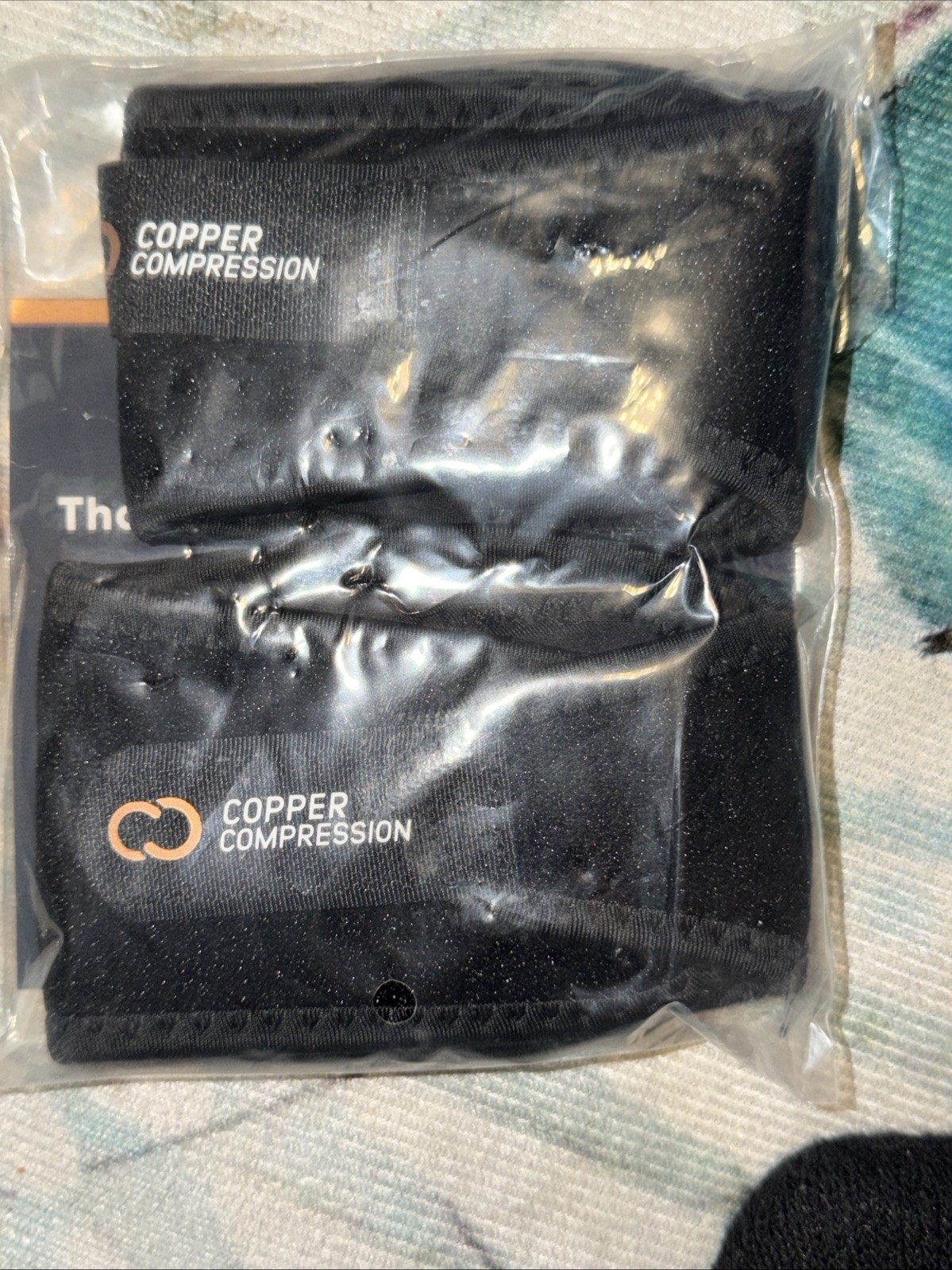 Genuine and Copper Compression Arch Support New Sealed 1 Pair Black Works Well