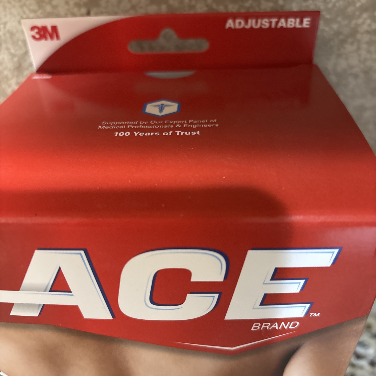 NEW ACE Back Deluxe Stabilizer With Lumbar Support (Gray) One Size Adjustable