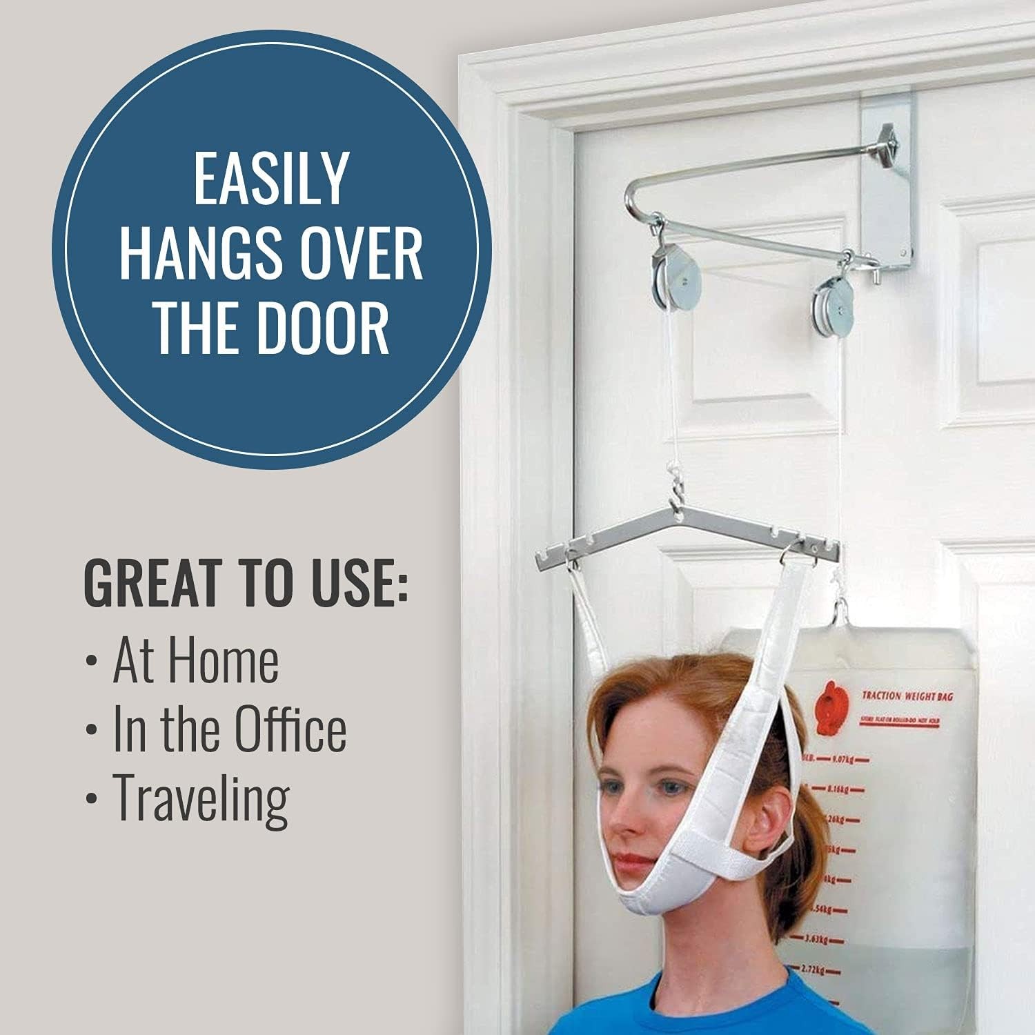 DMI Over Door Posture Corrector Cervical Neck Traction