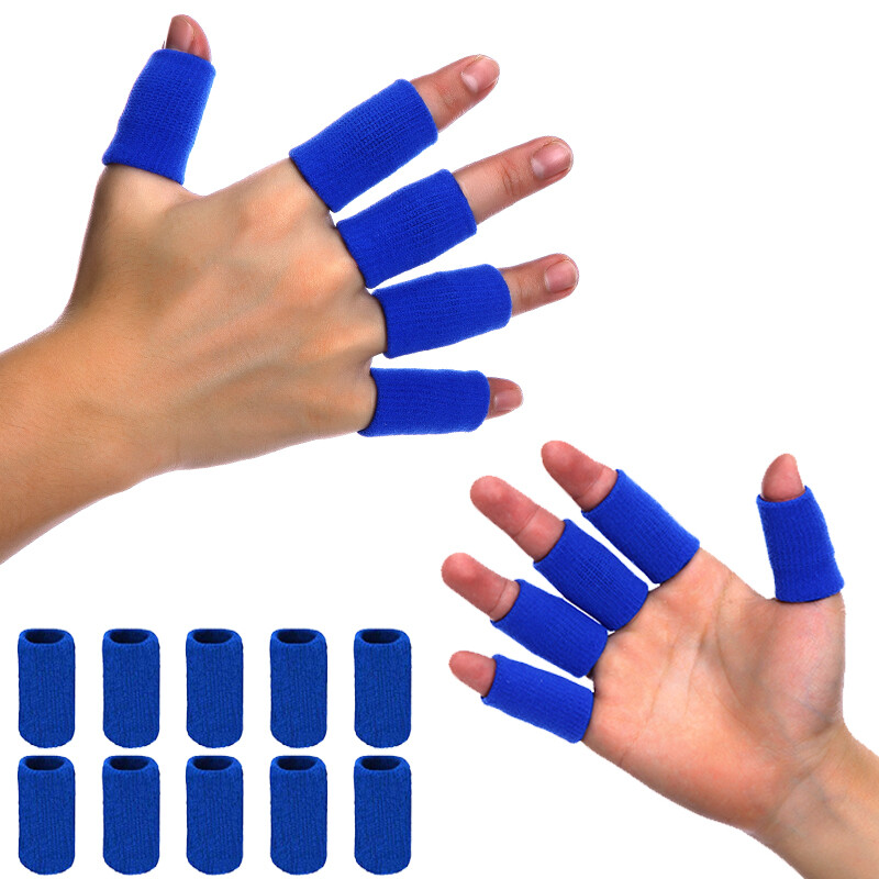 Volleyball Stretchy Finger Sleeve Support Compression Guard Sport Arthritis Pain