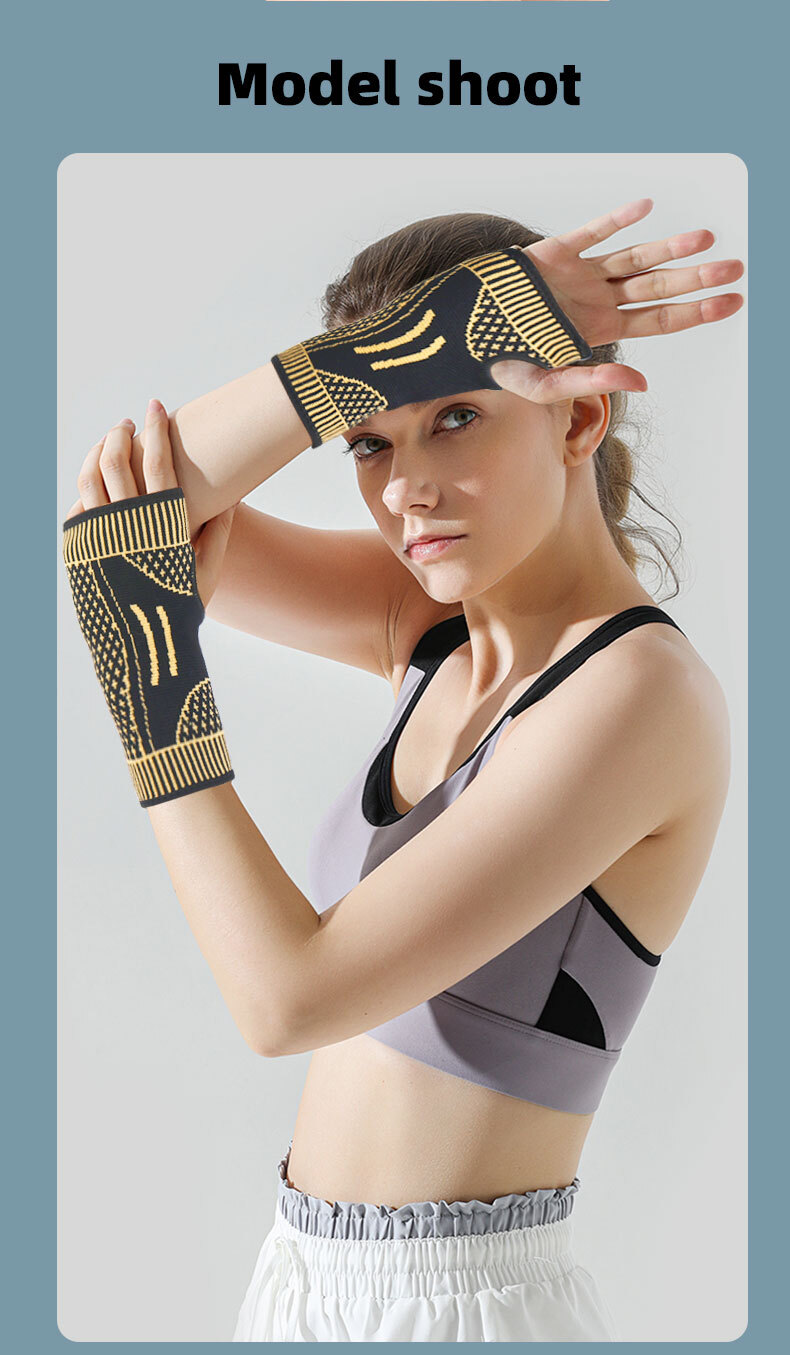 Copper Wrist Hand Brace Support Splint Carpal Tunnel Sprain Arthritis Sports