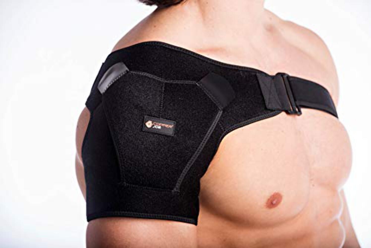 Copper Joe Adjustable Shoulder Brace Rotator Cuff Tendonitis Support Men Women