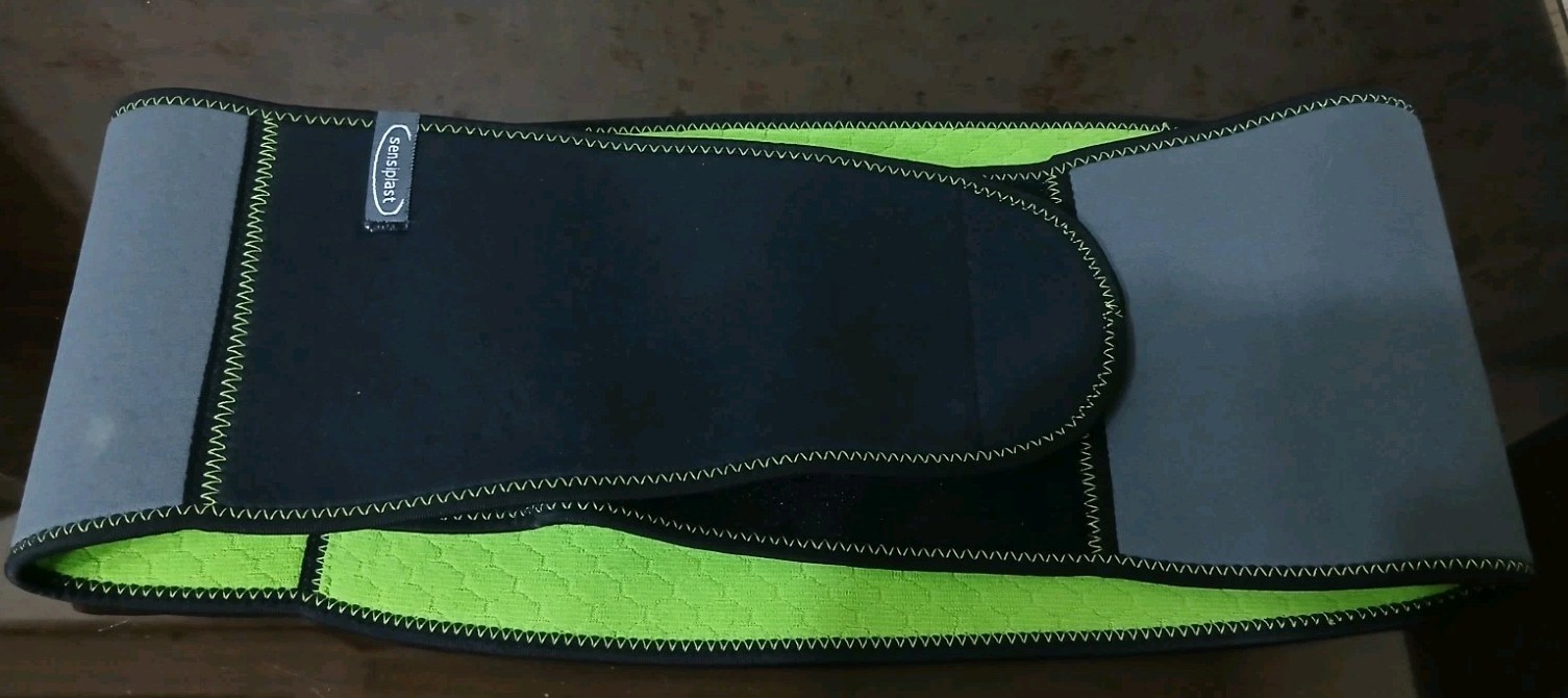 Sensiplast Neoprene Waist Trimmer Belt Sweat Sauna Wrap Gym Fitness L-XXL Used