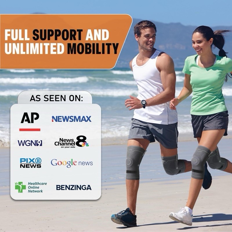 2-Pack Elite Compression Knee Brace for Women & Men, Knee Sleeves for Men Run…