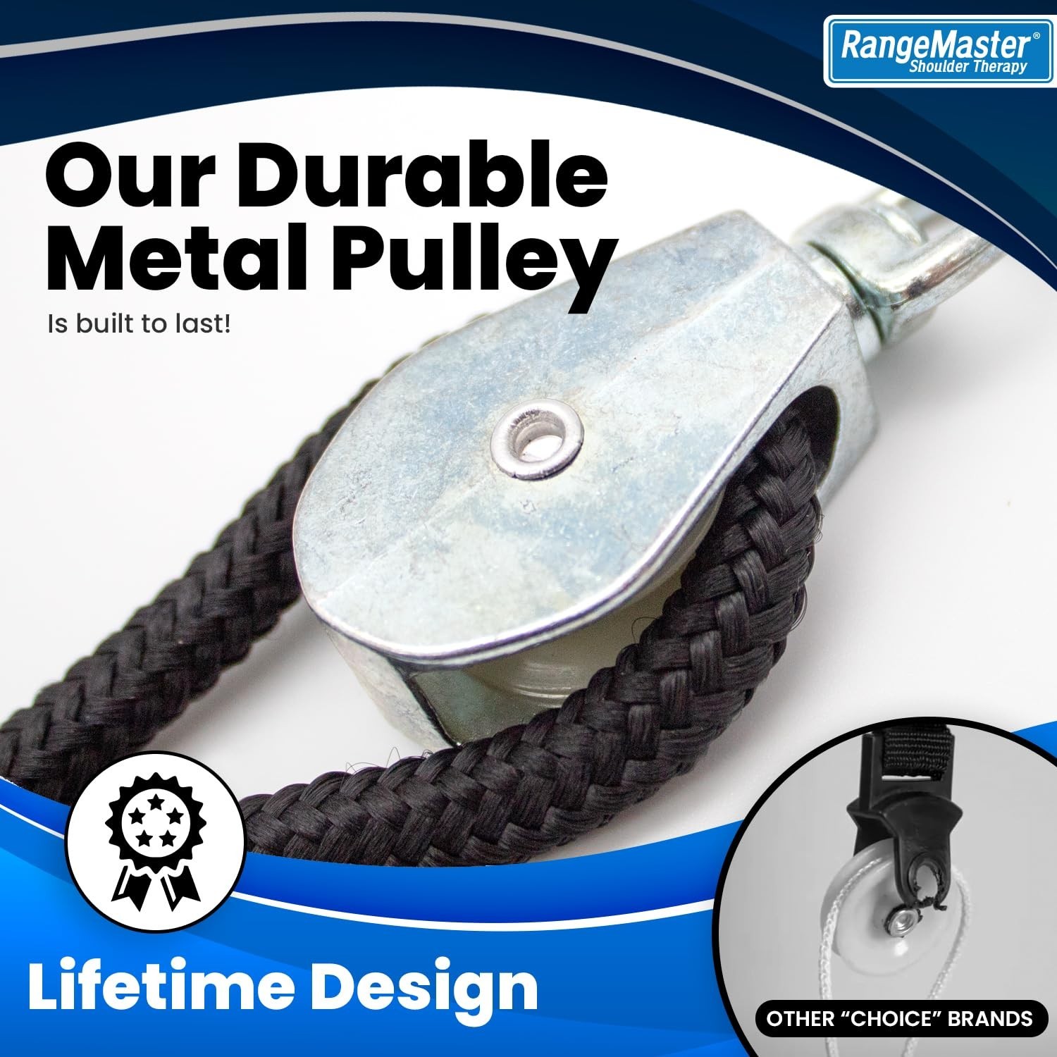 Post-Surgery Shoulder Pulley with Non-Slip Metal Bracket – Supports Recovery