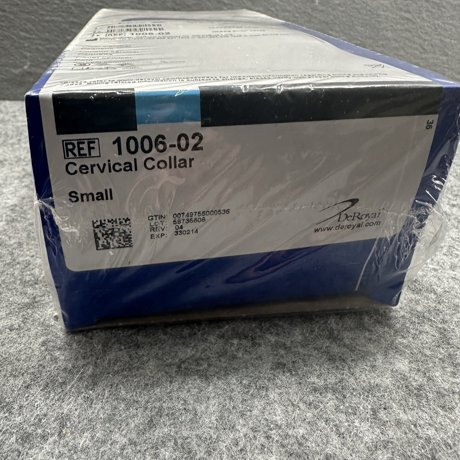 DeRoyal Cervical Collar Small Foam 1006-02 C Collar