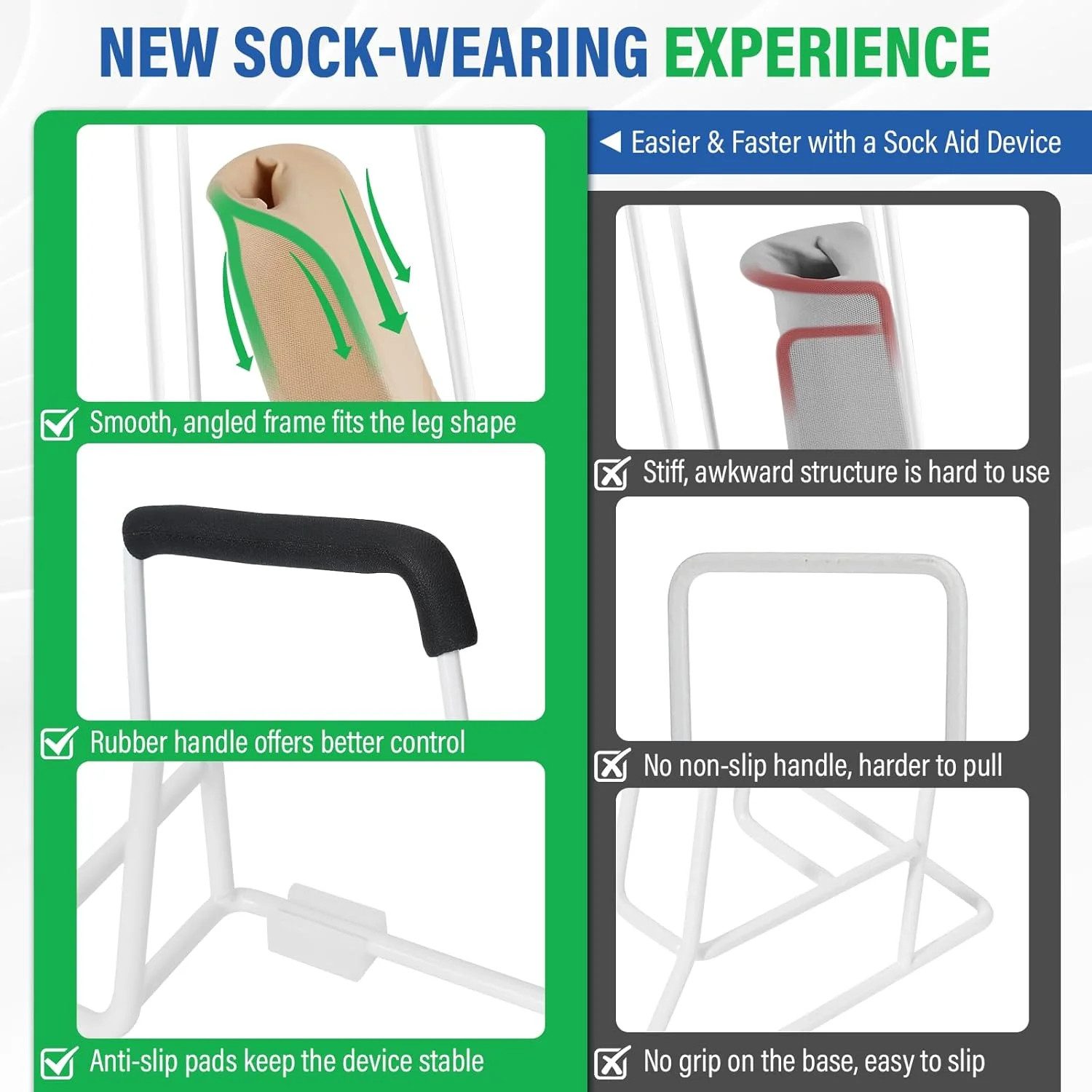 Stocking Donner – Compression Sock Aid for Seniors, Adaptive Dressing Helper for