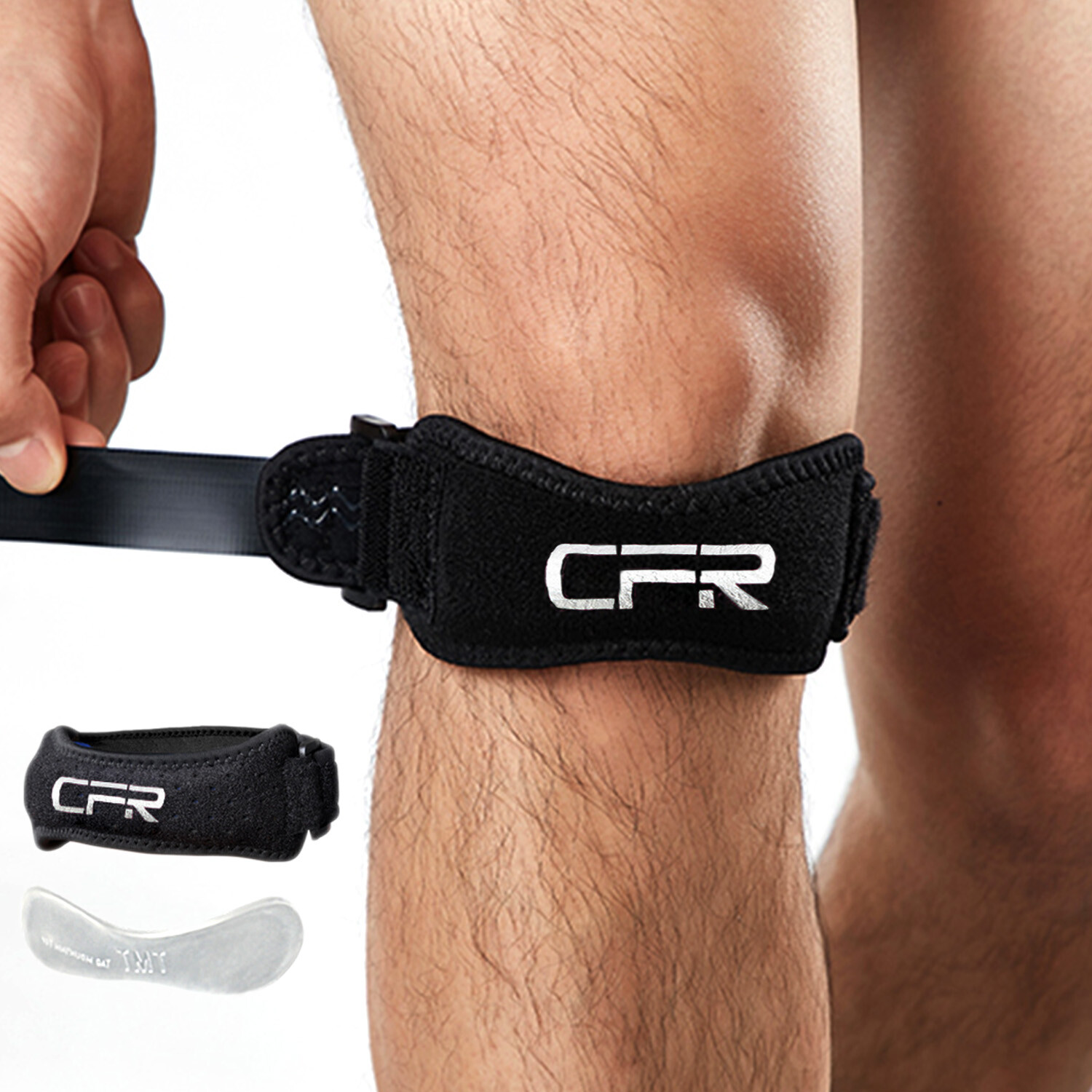 Patella Strap Knee Band Brace Support Gel Pad Runners Knee Jumper’s Pain Relief