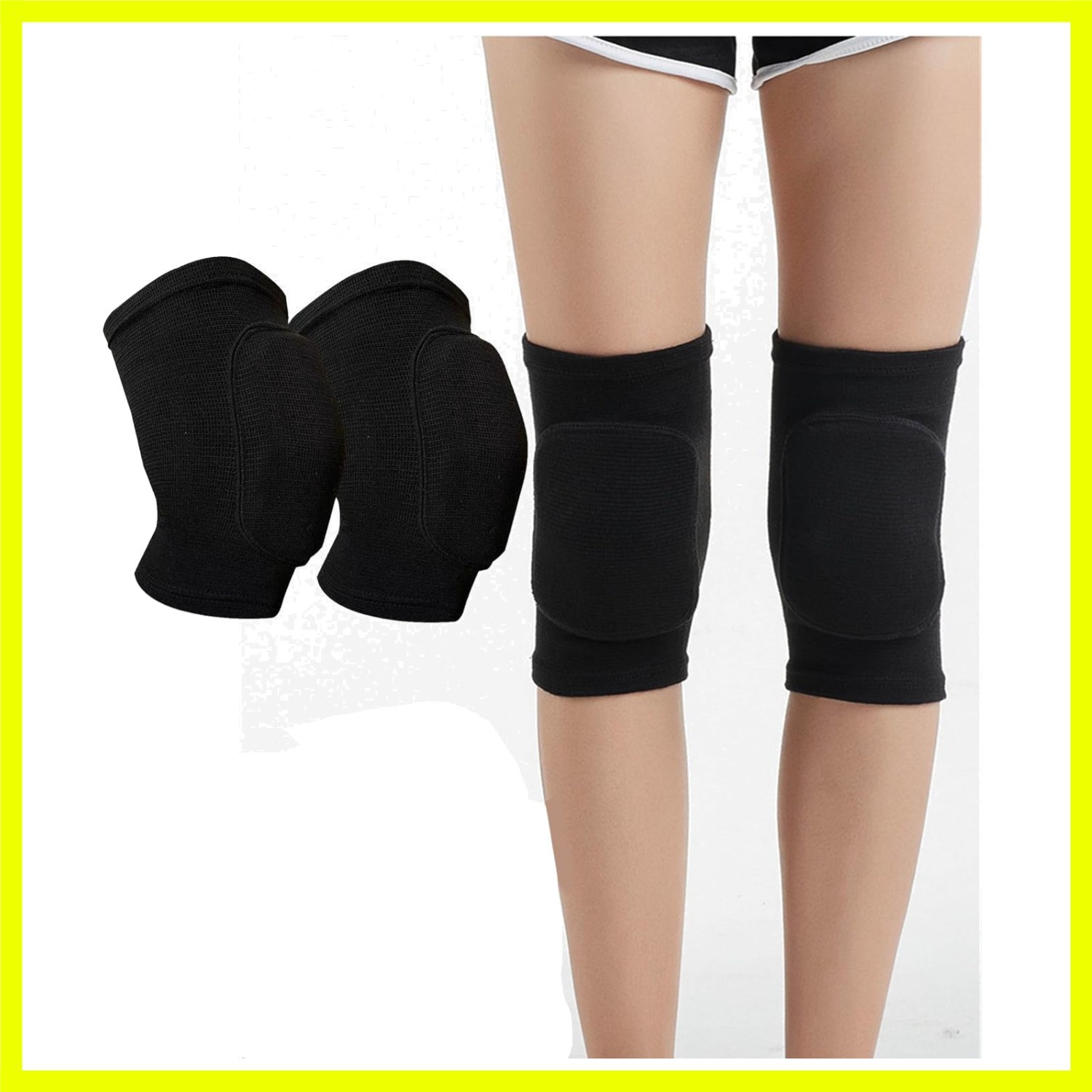 s Sponge Knee Brace Breathable Flexible Elastic Knee Support for Volleyball, …