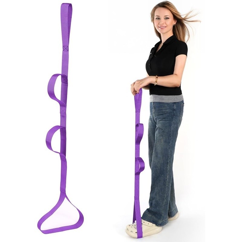 45” Leg Lifter Strap w/ Multi Loops Post Surgery Recovery Aid Hip Replacement