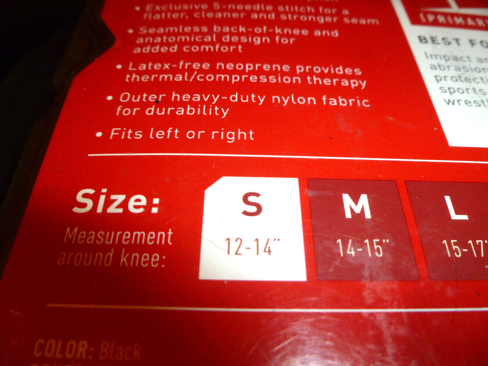 McDAVID Knee Support w/ Sorbothane Pad Small (12-14″) Level 1 Protection/Support