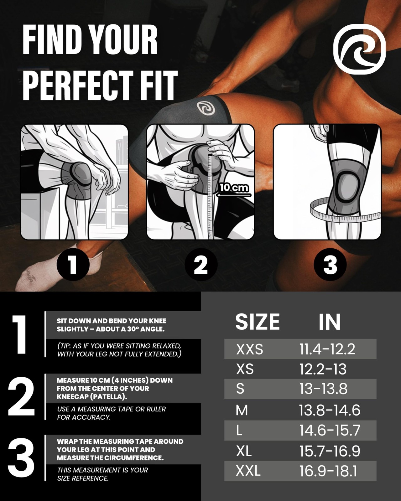 5mm Knee Sleeves for Functional Training, Cross-Training & Powerlifting, Weig…