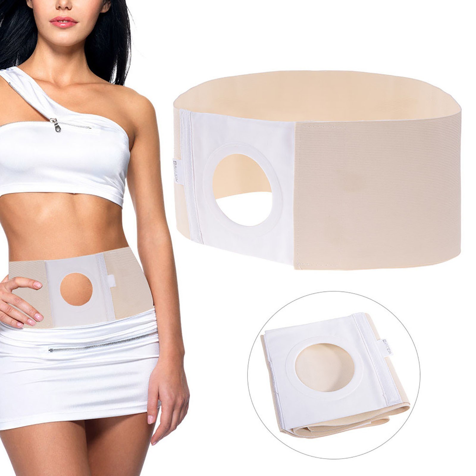 M/L/XL 1/2PCS New Ostomy Belt Unisex Ostomy Hernia Support Belt Abdominal Binder