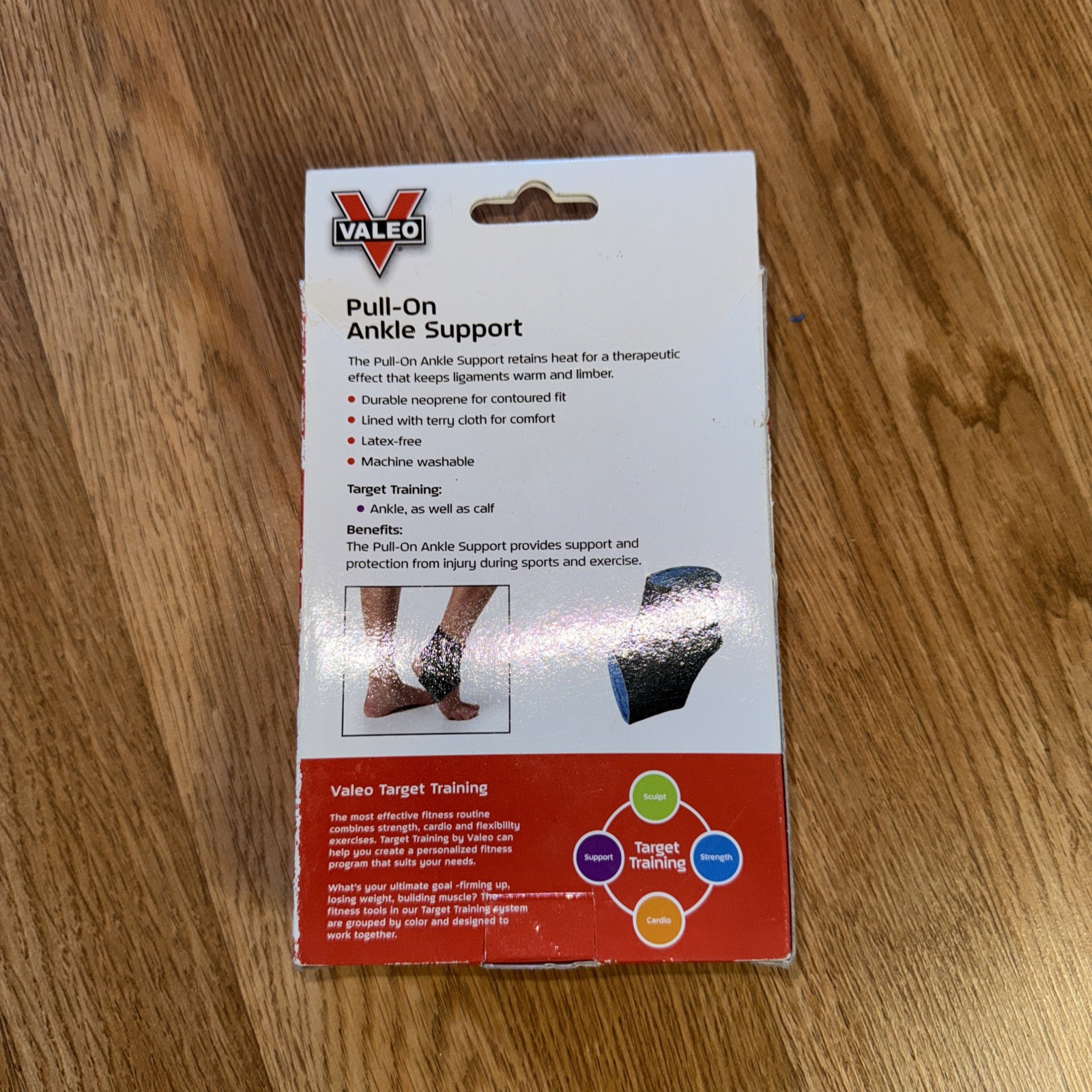 VALEO Target Training, Support S/M Pull On Ankle Support
