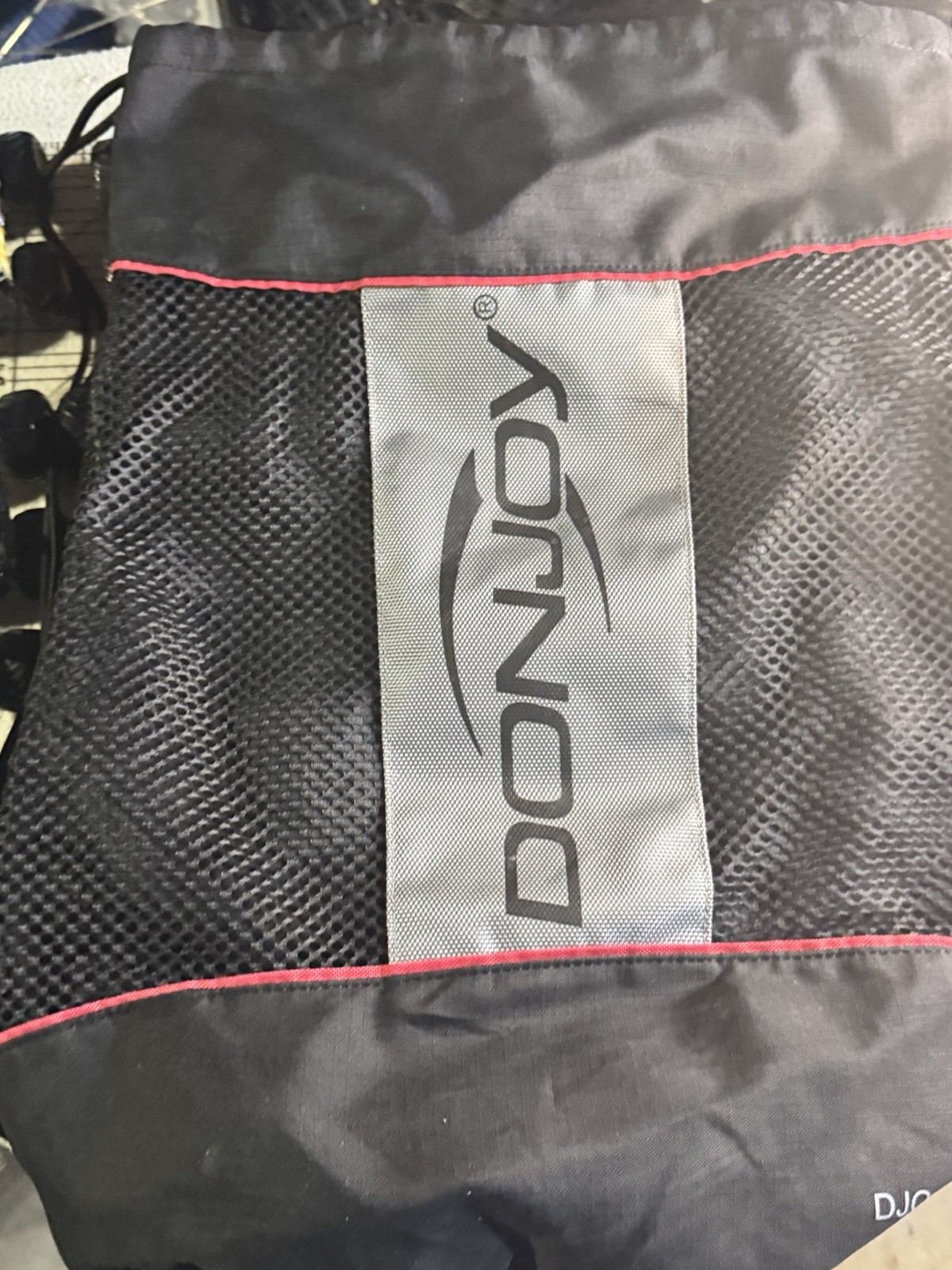 DonJoy Nylon Mesh Shoulder Drawstring Bag Storage Knee Brace Storage