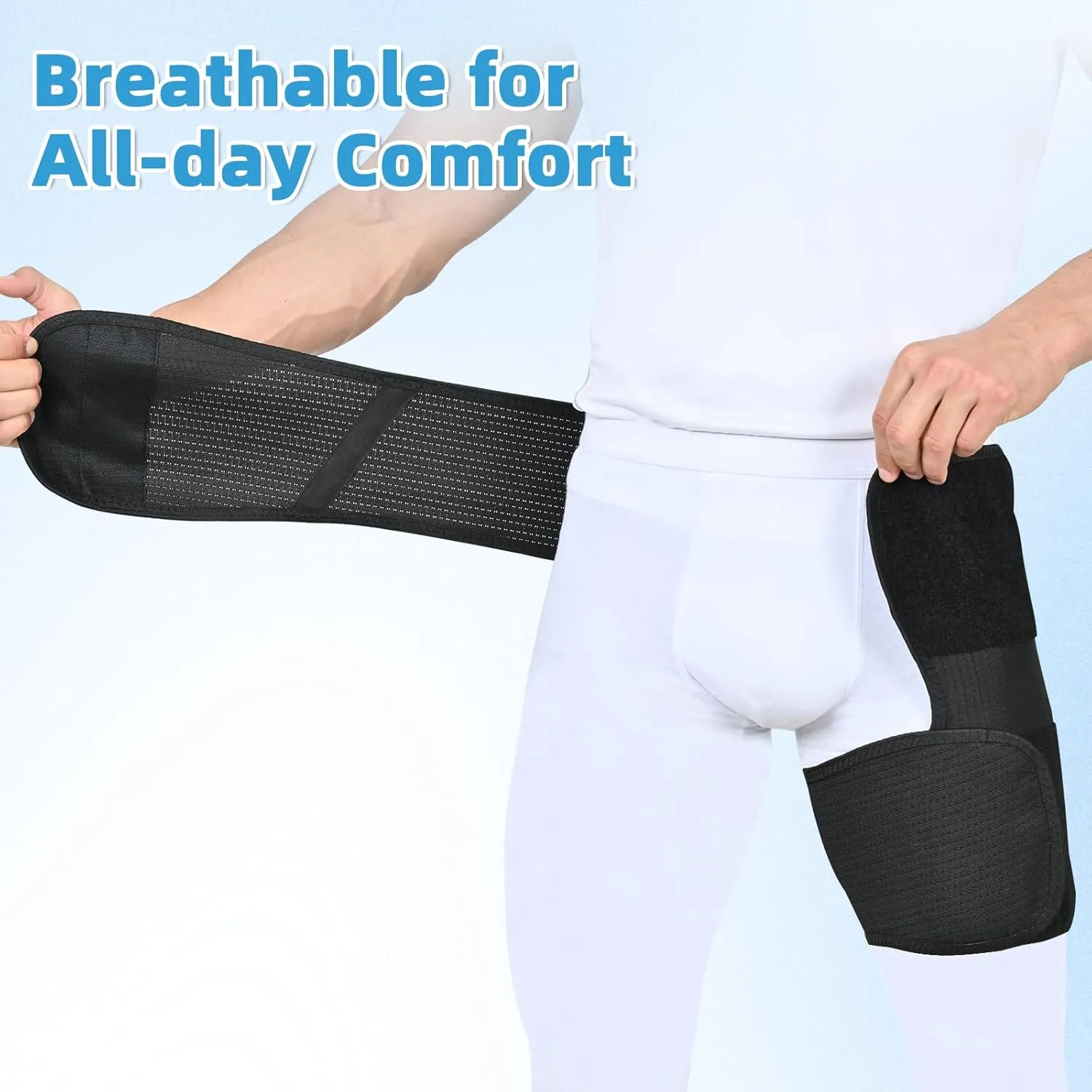 Adjustable Hip Brace For Sciatica Pain Relief SI Joint Belt Support Left Large
