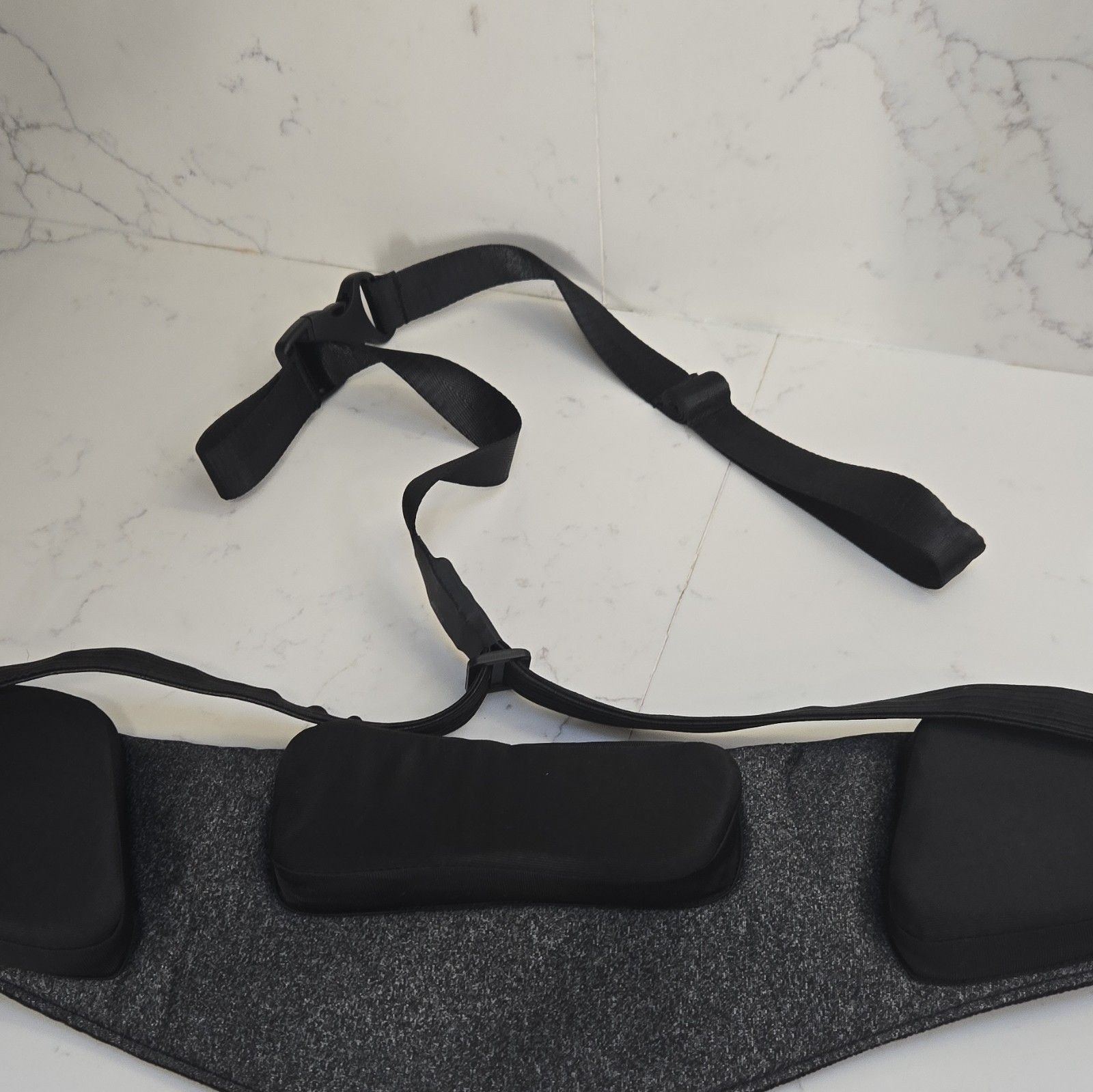 Neck Hammock Memory Foam Neck Support Stretcher Adjustable One Size Black
