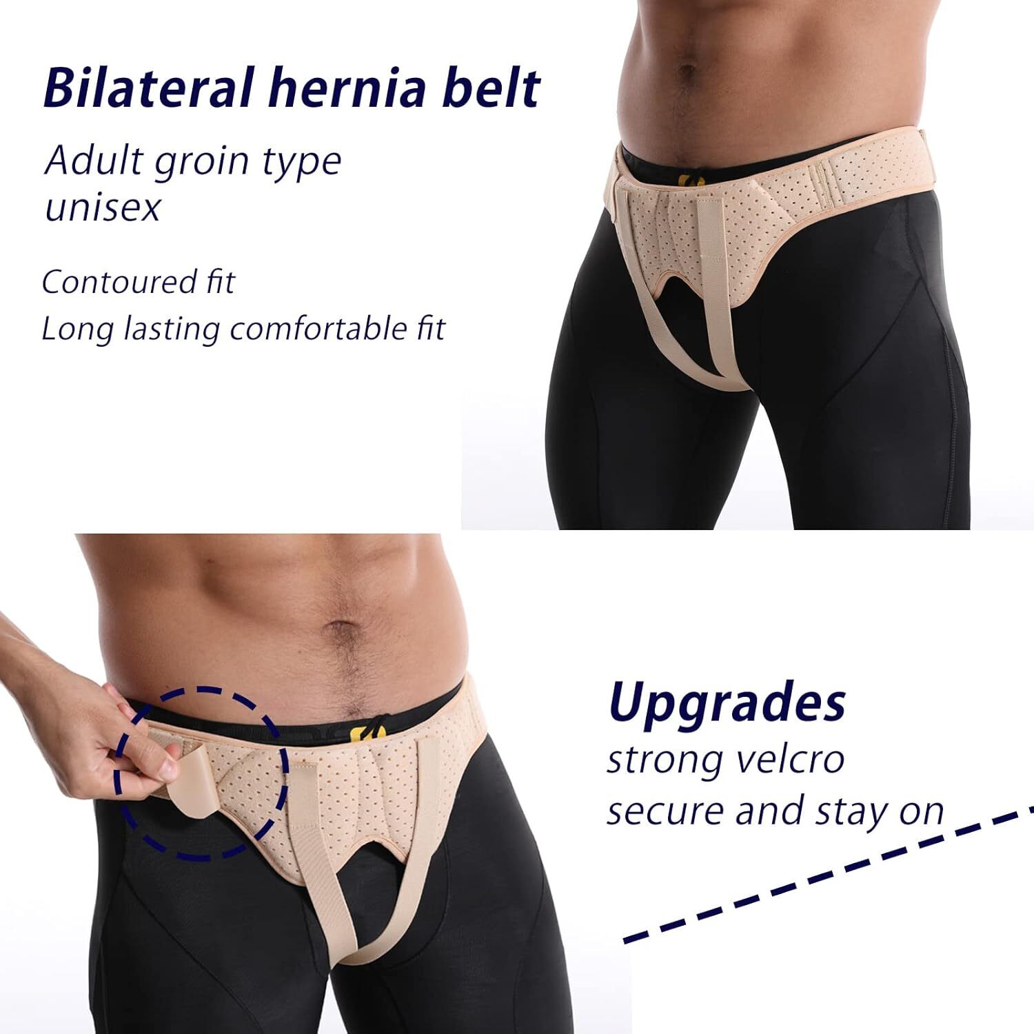 Inguinal Hernia Belt For Men Hernia Support Truss with Removable Pressure 2Color