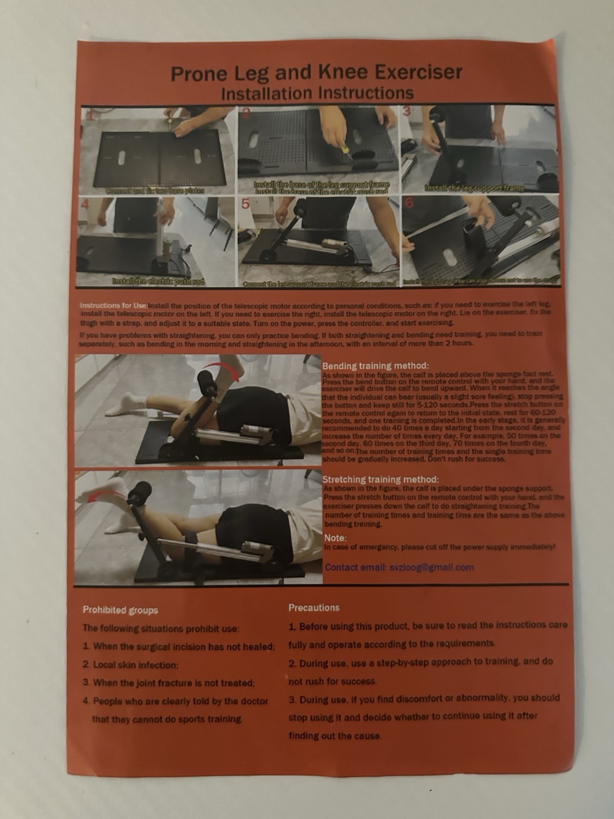 Electric Knee Therapy Exercise Strengthening Equipment