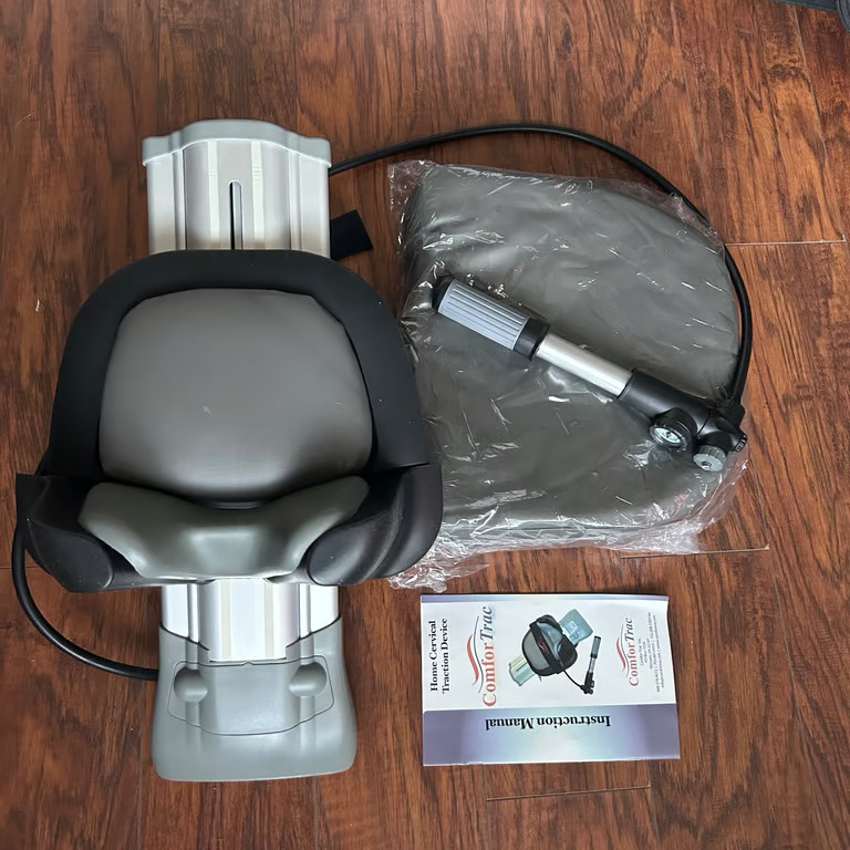 ComforTrac Home Cervical Traction Device Neck Decompression Unit System with
