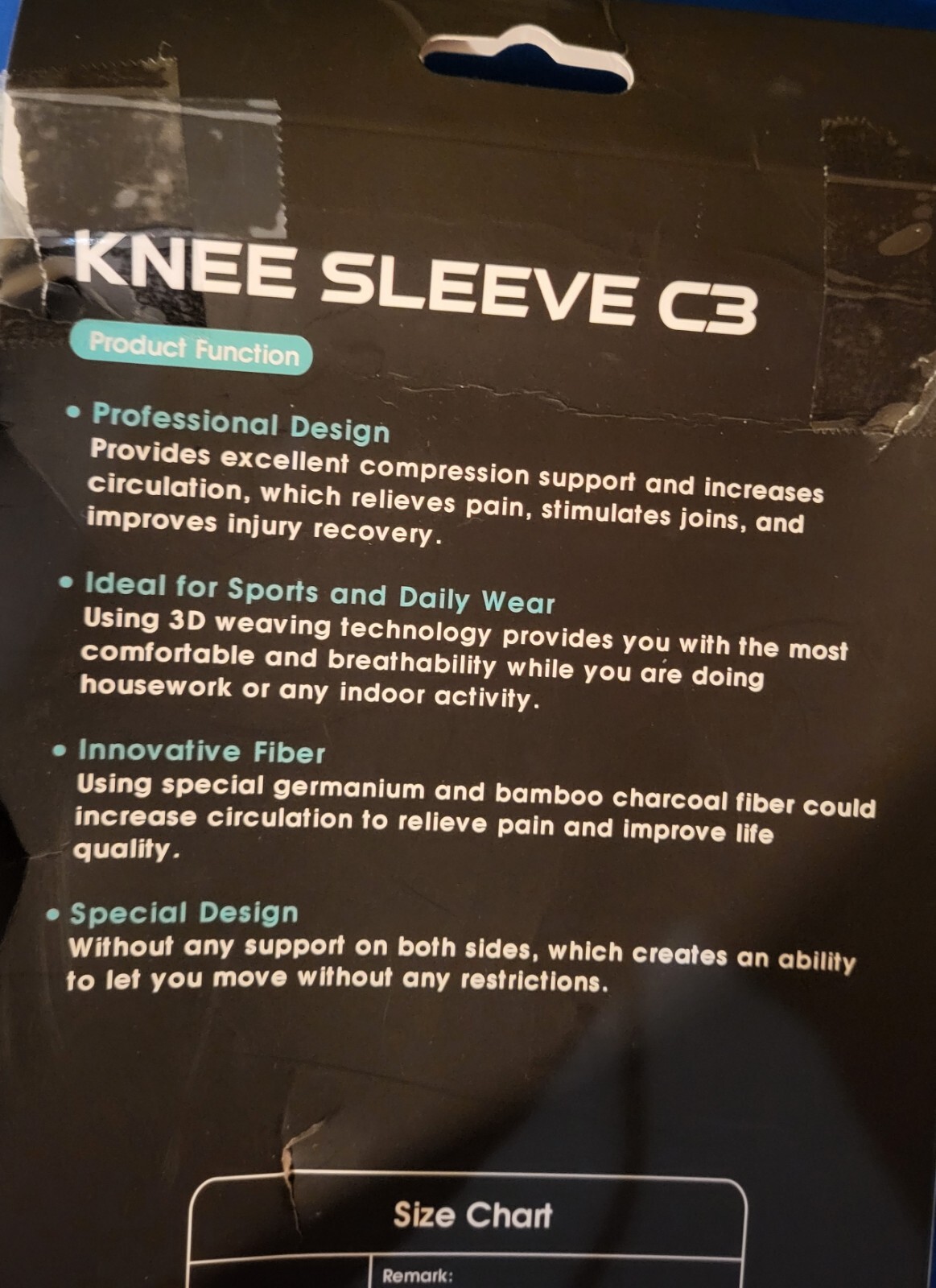 Vital Salveo 3D Knit Knee Sleeve C3 Size XXL