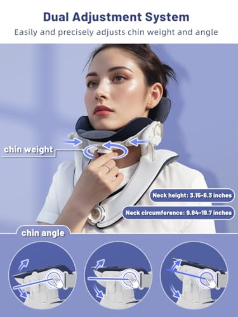 zenopax Cervical Traction Device, Neck Stretcher for Neck Support, Lightweight &
