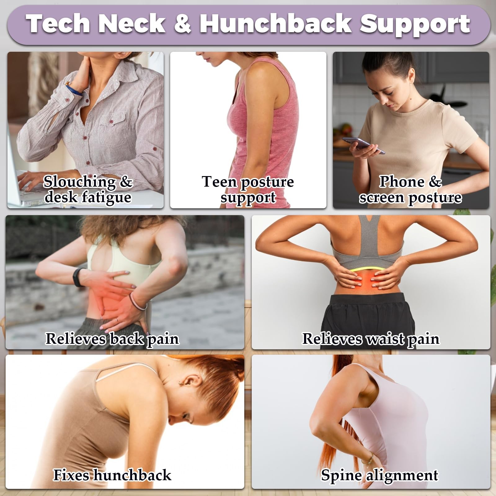 2PCS Posture Corrector Set,Nighttime Posture Brace Sleeping and Adjustable Ba…