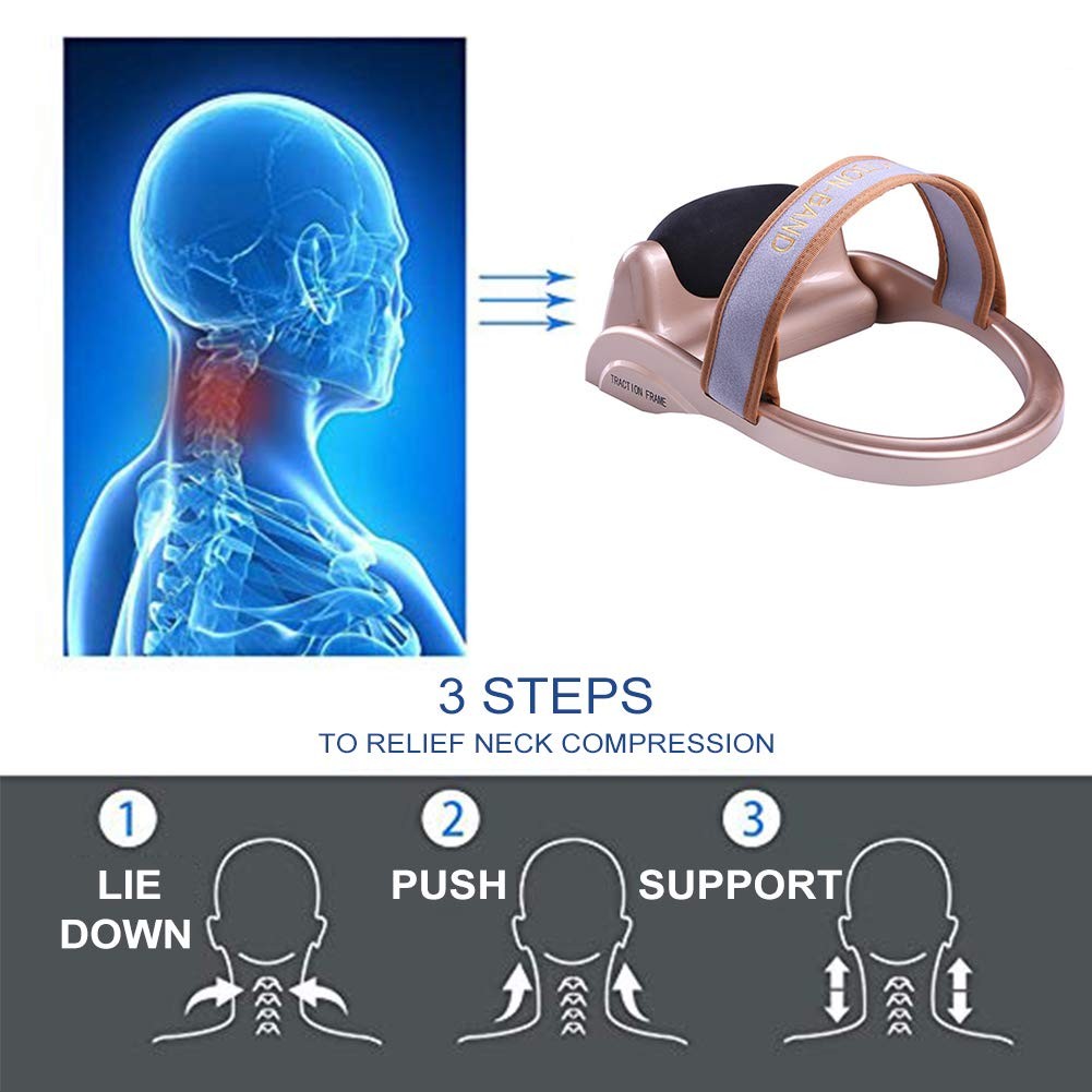 WOOLALA Cervical Neck Traction Device, Chronic Neck Pain Relief Muscle Relax …