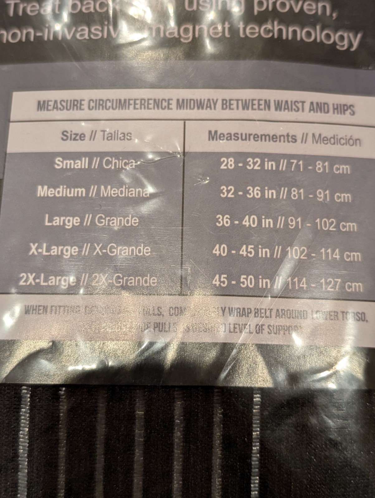 MAXAR Bio-Magnetic Deluxe Back Support Belt – 2XL – Infared/Cera Heat Fabric