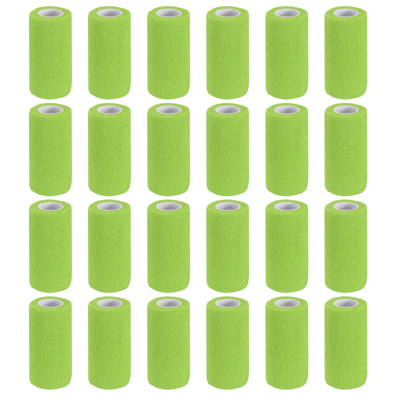 Self Adhesive Bandage Wrap 177″ x 4″, 24 Pcs Wrap Tape, Light Green