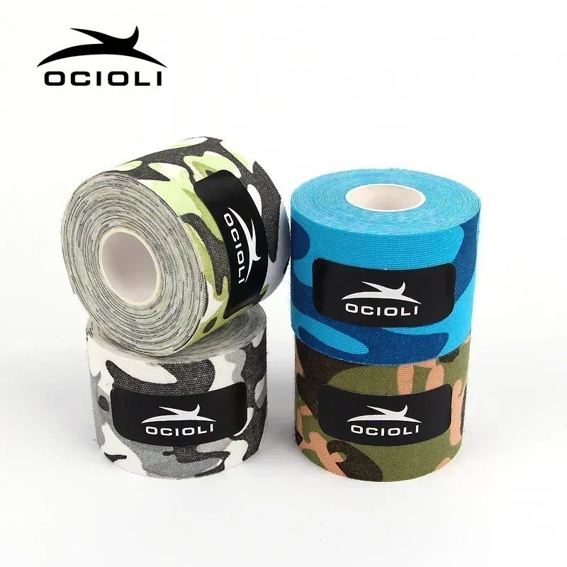 1 Roll Camouflage Kinesiology Tape Sports Athletic Bandage Knee Elbow Brace