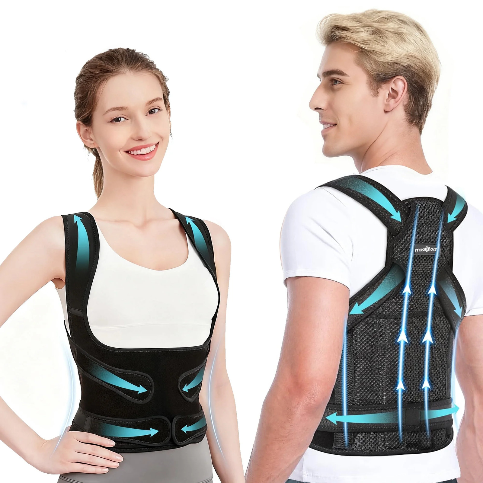 Back Brace Posture Corrector for Women and Men, Back Straightener Posture Correc