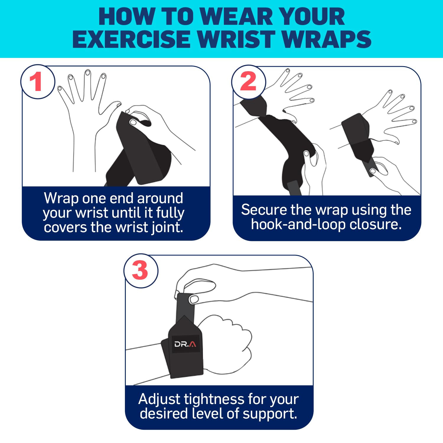 Doctor Developed Wrist Brace, Wrist Wraps for Tendonitis, Hand Support, Ideal fo