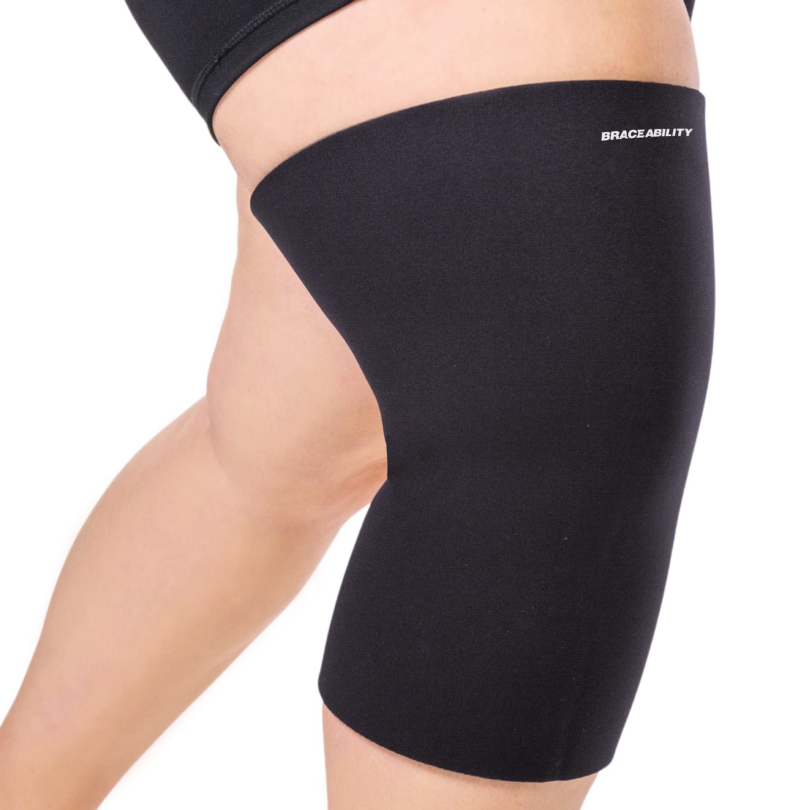 Plus Size Neoprene Knee Sleeve – Compression Support Brace for Bariatric Wome…
