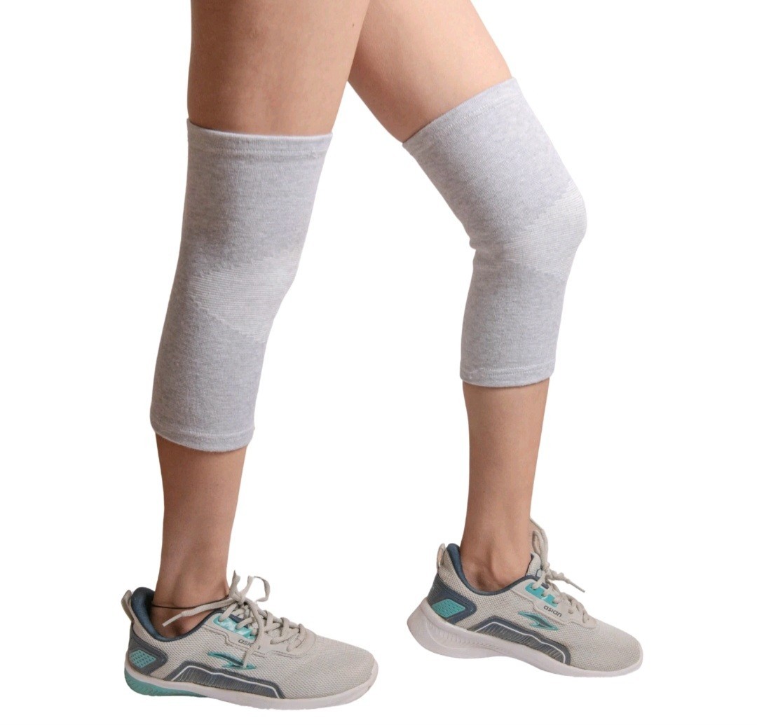 Bamboo Knee Sleeve Elastic Compression Knee Brace Breathable Knees Pads Size 4X