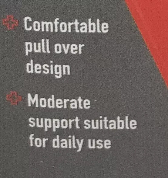 Thera Plus Knee Support Single (Black) Unisex, Moderate Support, Free Shipping.